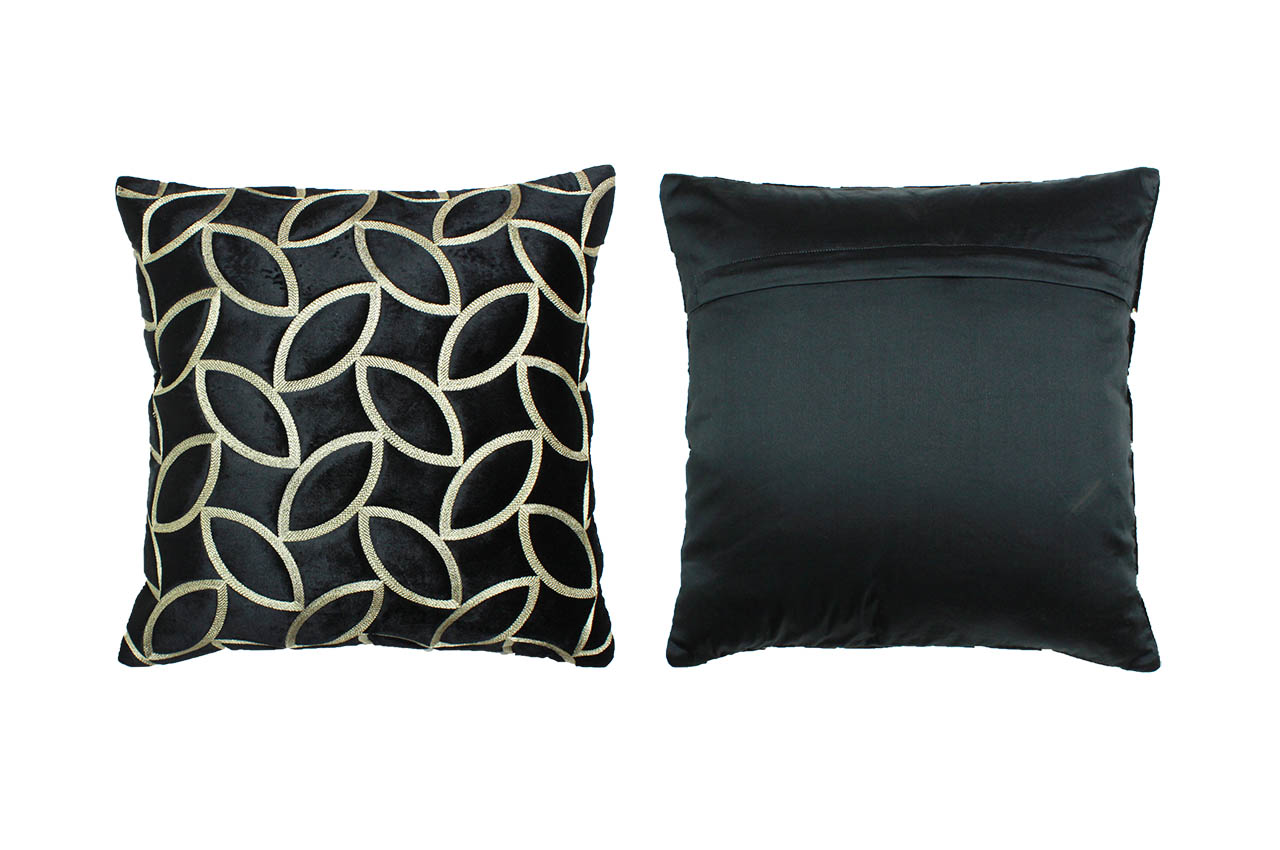 Ellipse Cushion Cover (16*16 Inches)  Set of 2 Pc